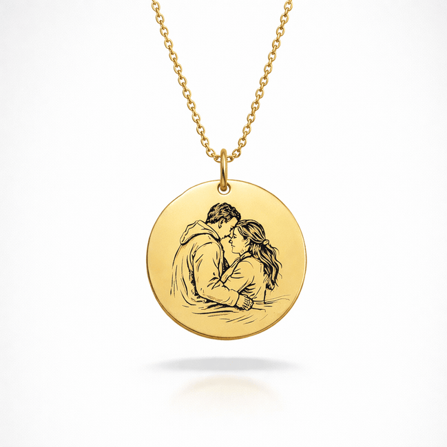 Collier personnalisé couple